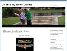 Tablet Screenshot of boomergrandpas.com